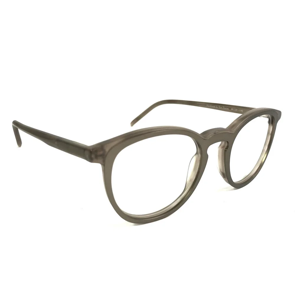 Tom Davies Eyeglasses Frames TD745 Col. 2221 Matte Brown Round 48-20-140